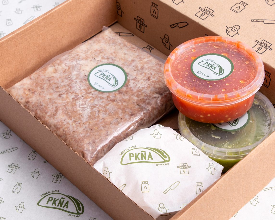 Kit Original PKÑA: picaña al alto vacío, salsa roja y verde, y tortillas